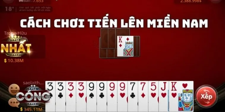 Hướng Dẫn Chi Tiết Cách Chơi Tiến Lên Miền Nam Nhà Cái 007Win